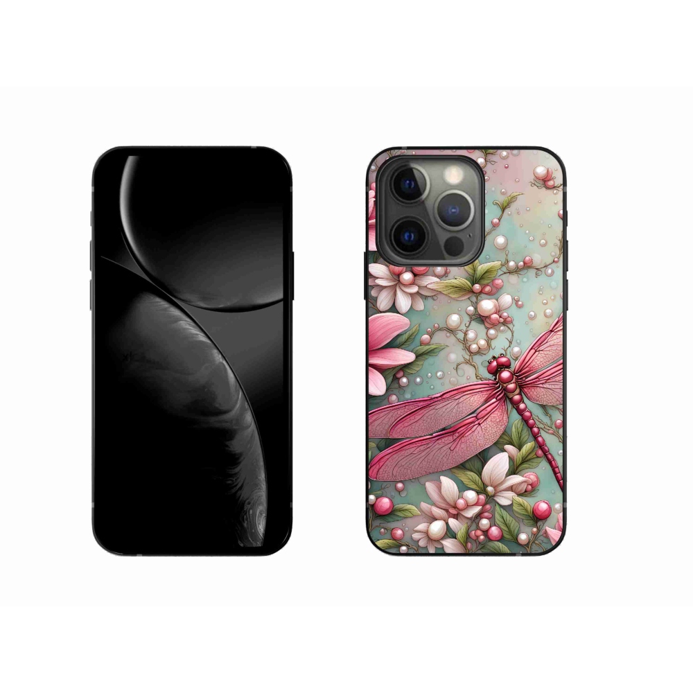 Zselés borítás mmCase iPhone 13 Pro készülékhez - szitakötő