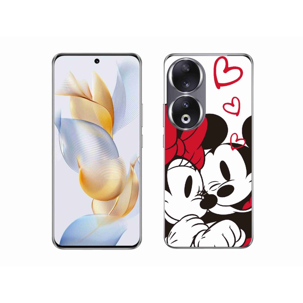 Zselés borító mmCase a Honor 90 készülékhez - Minnie és Mickey