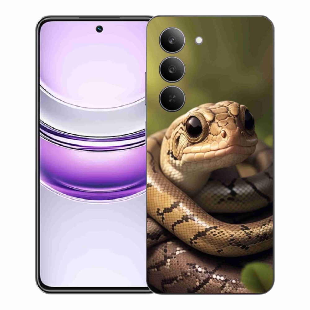 Zselés borítás mmCase a Realme 14x 5G készülékhez - kígyó 1