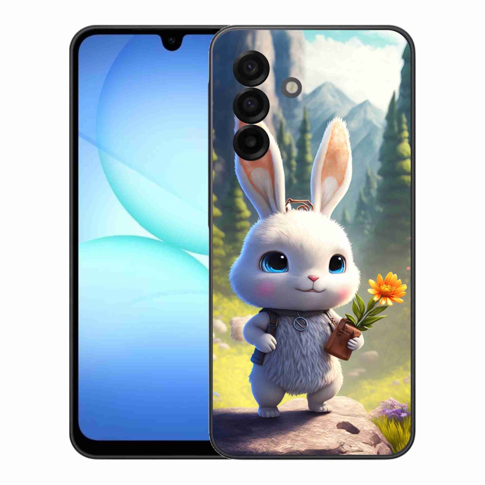 Gél védőhuzat mmCase Samsung Galaxy A17 4G/5G - aranyos nyuszi