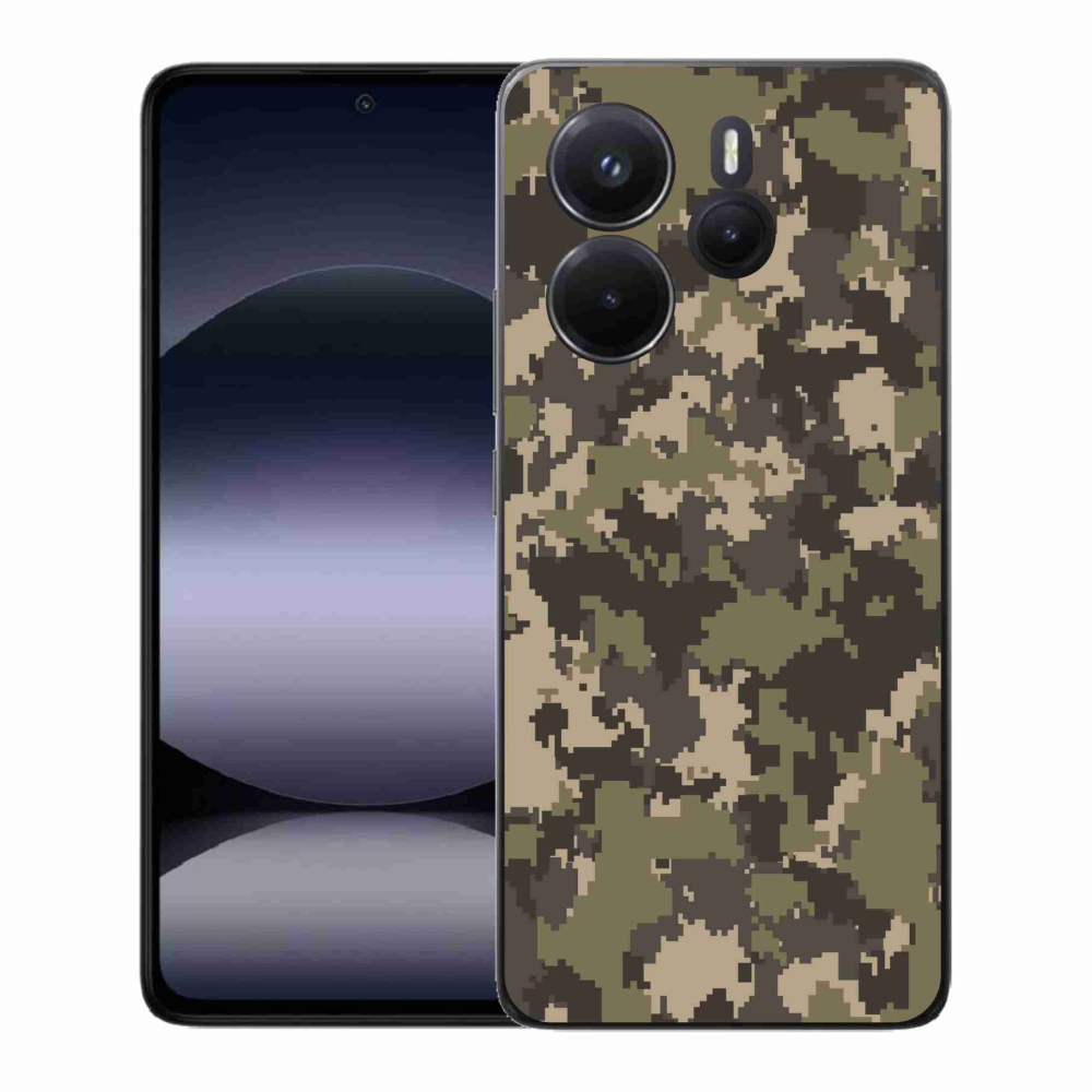 Gél borítás mmCase a Xiaomi Redmi Note 14-hez - terepszínű minta 12