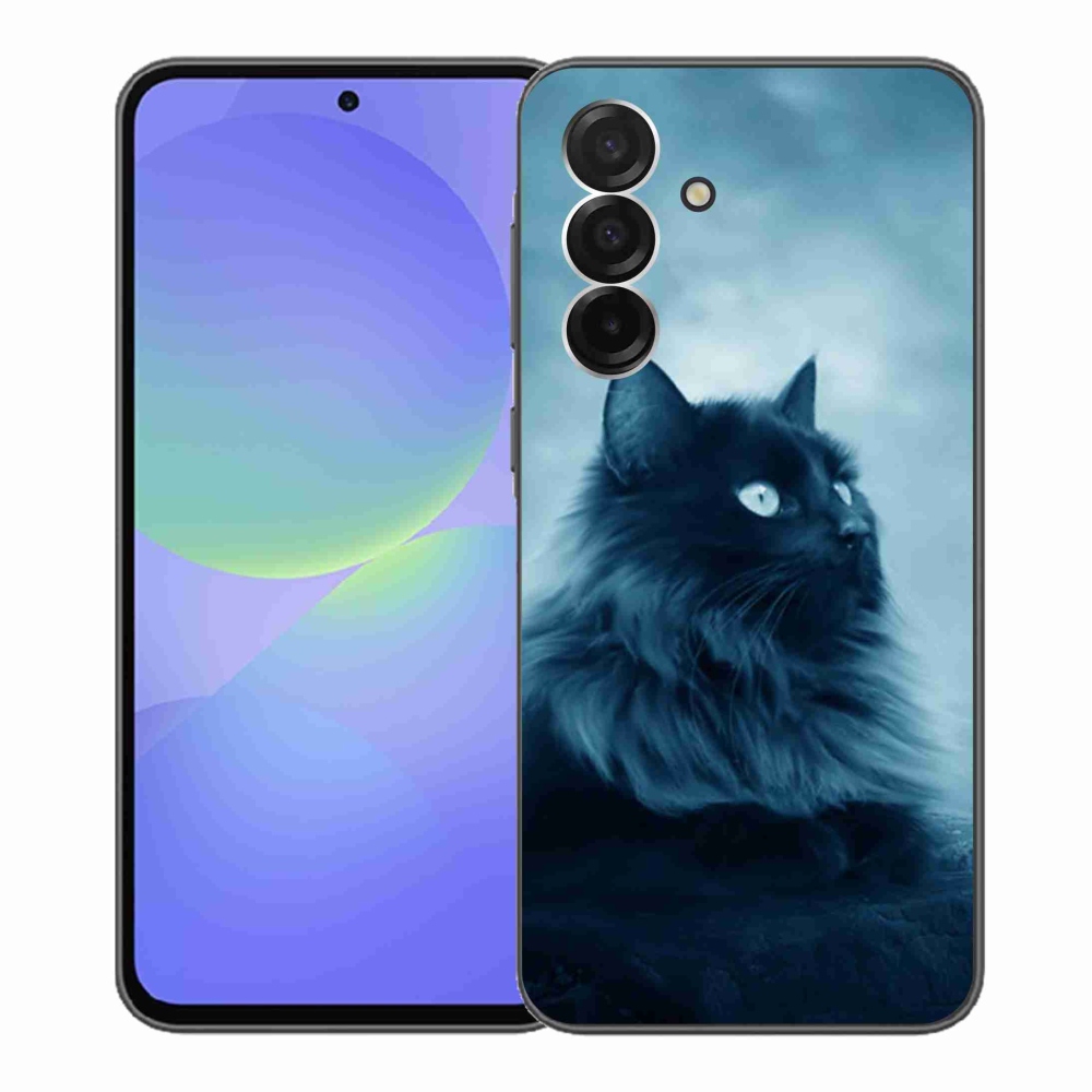 Gél védőhuzat mmCase Samsung Galaxy A36 5G - fekete cat 1