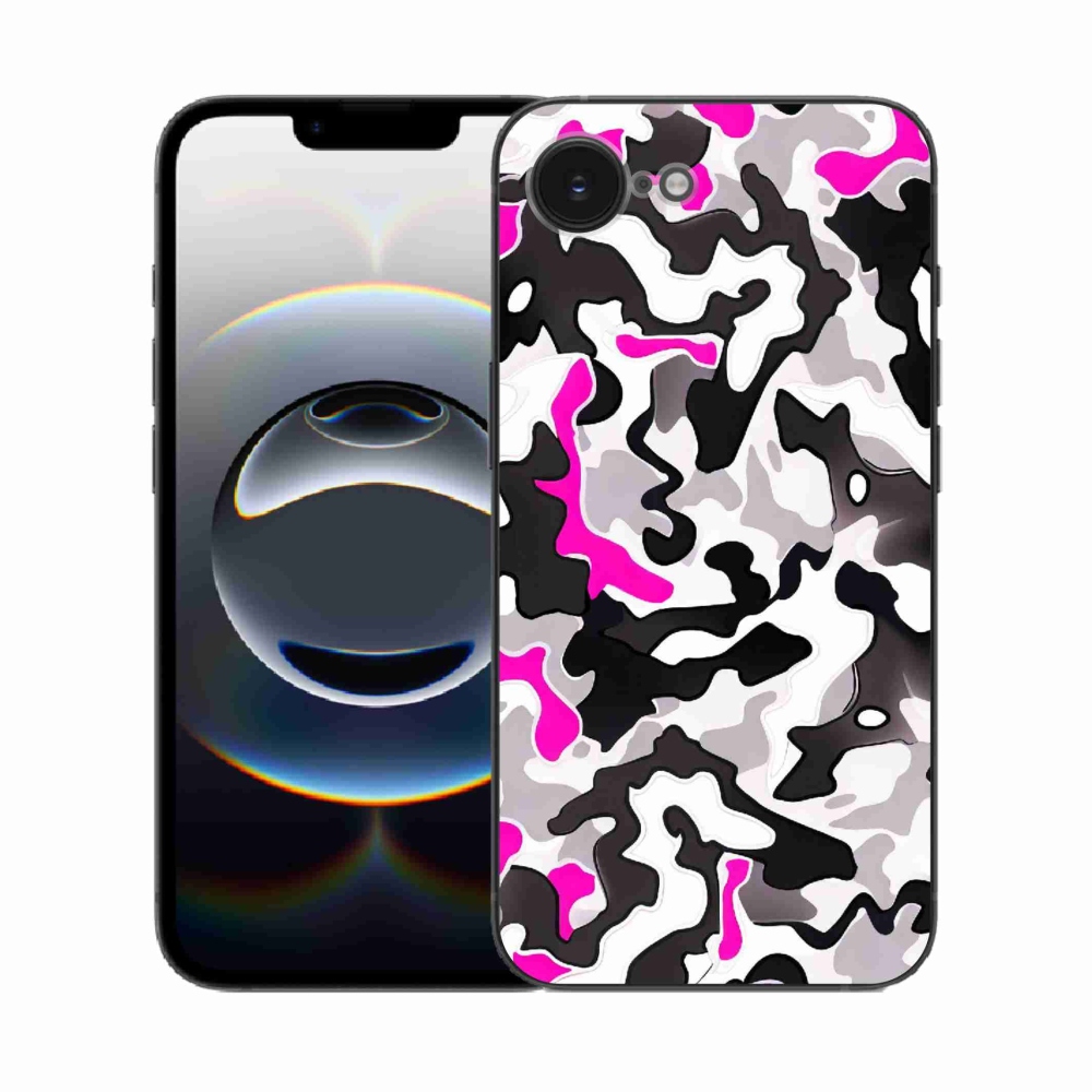 Zselés borítás mmCase iPhone 16e készülékhez - terepszínű minta 5