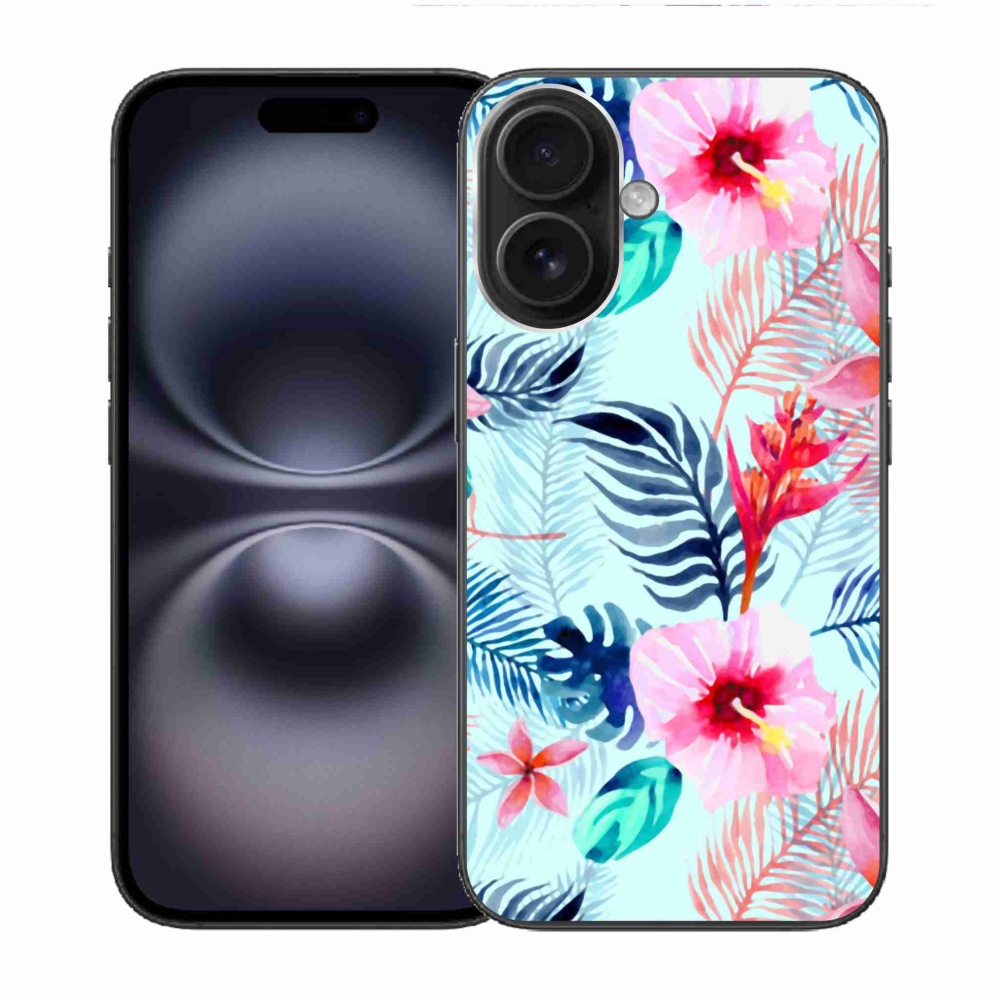 Zselés borítás mmCase iPhone 16 készülékhez - virágok