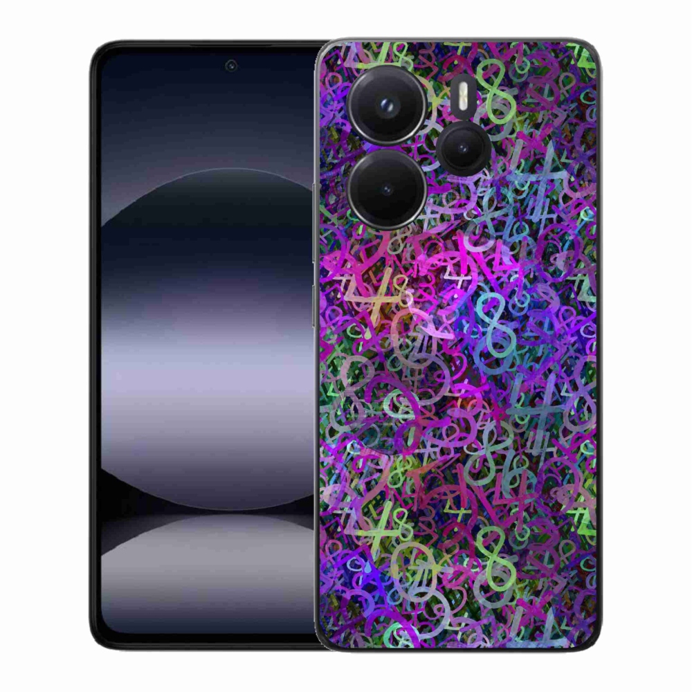 Gél borítás mmCase a Xiaomi Redmi Note 14-hez - absztrakt motívum 25