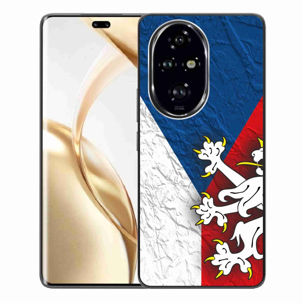 Zselés borítás mmCase a Honor 200 Pro 5G számára - cseh zászló 1