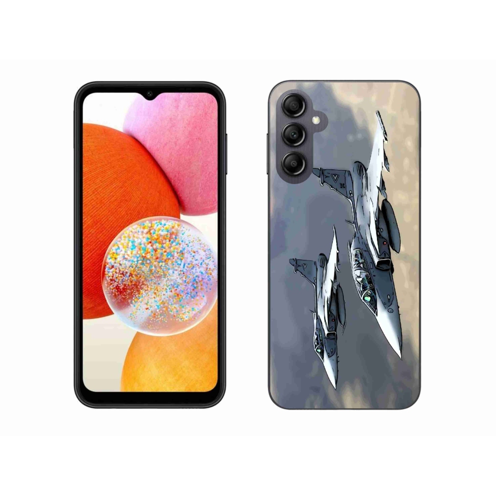 Gél borítás mmCase Samsung Galaxy A14 4G/5G - vadászrepülők számára