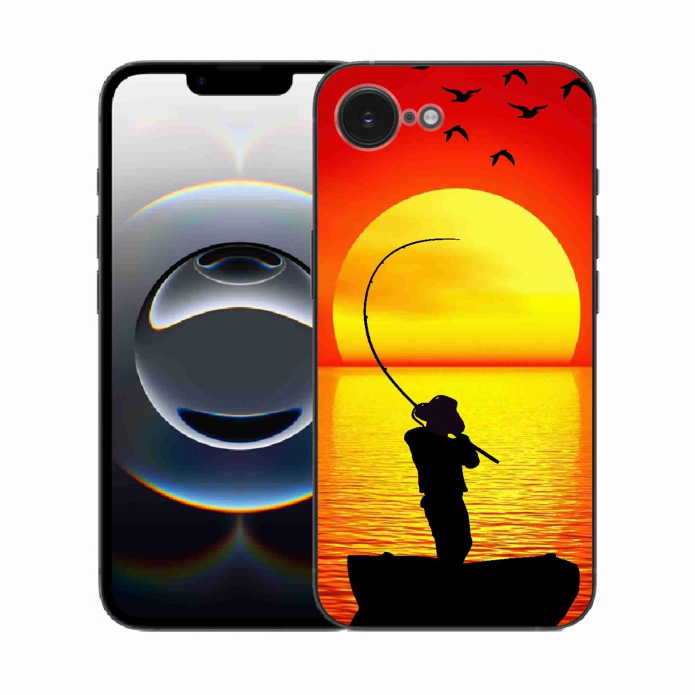 Zselés borítás mmCase iPhone 16e készülékhez - horgászat