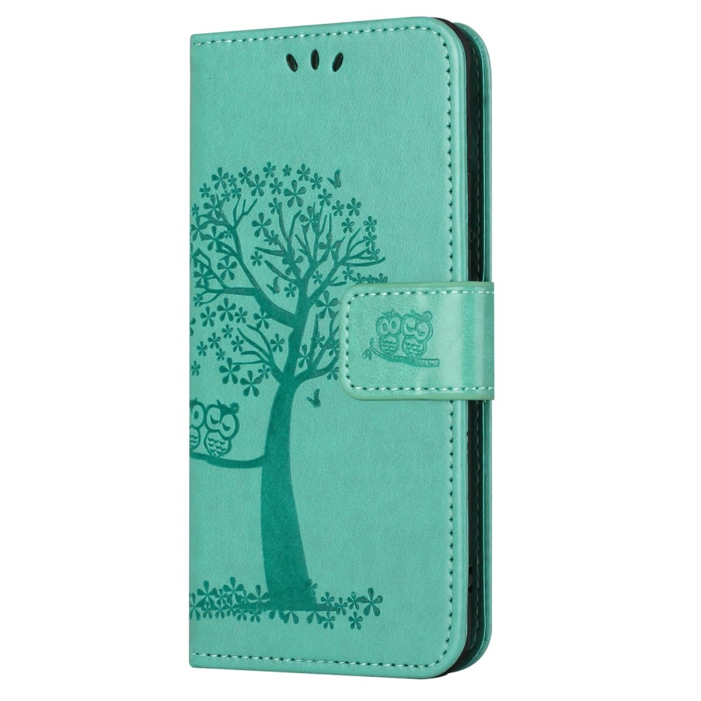 Fa könyvtáska a Honor 200 Lite 5G-hez - teáskék színű