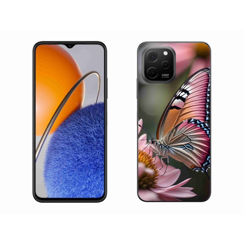 Gél borító mmCase a Huawei Nova Y61 készülékhez - színes pillangó