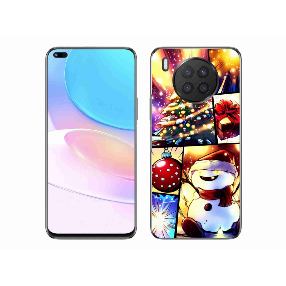 Gél borító mmCase a Honor 50 Lite készülékhez - karácsonyi motívumok 1