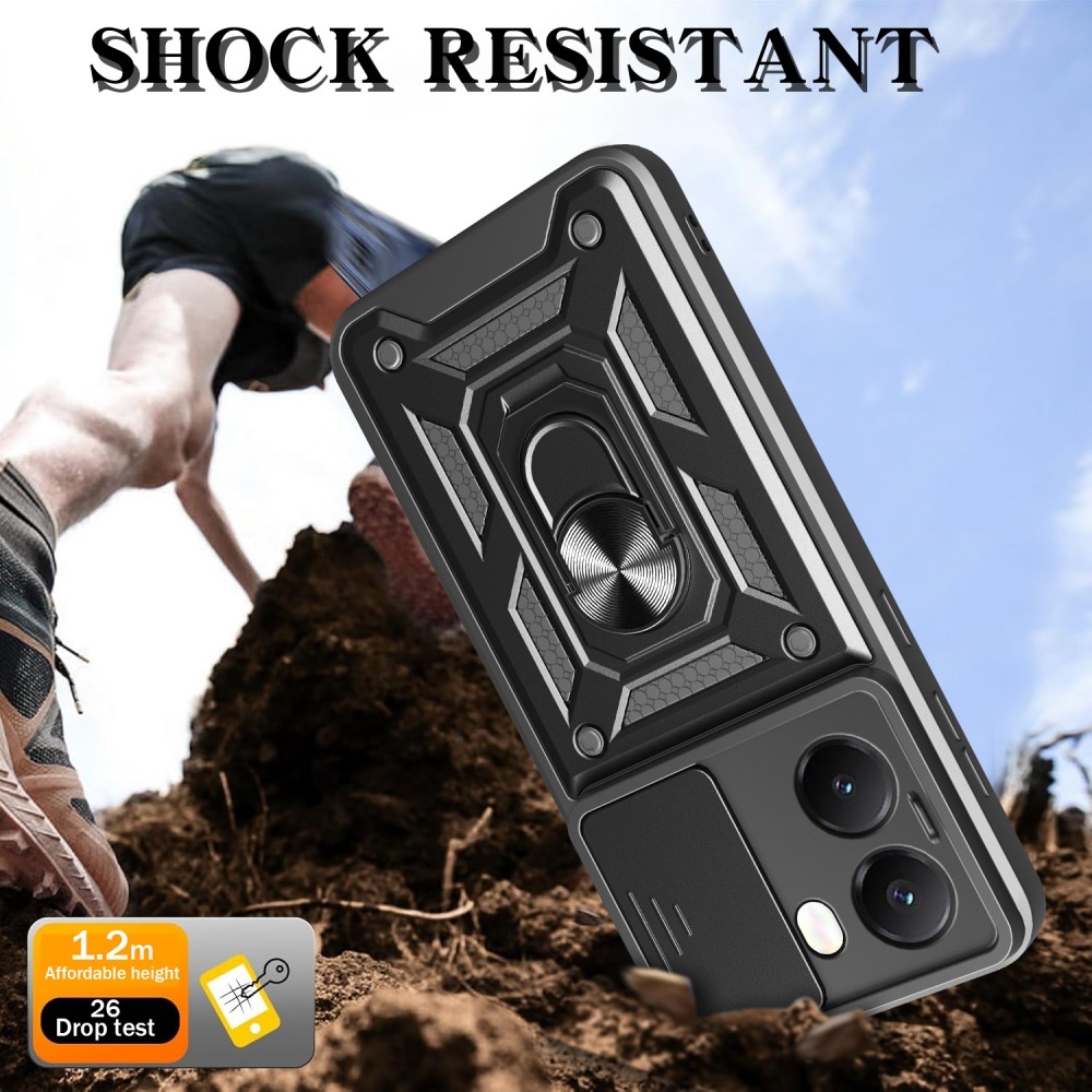 Tartós csúszóborítás a Xiaomi Poco X7 Pro 5G készülékhez - fekete