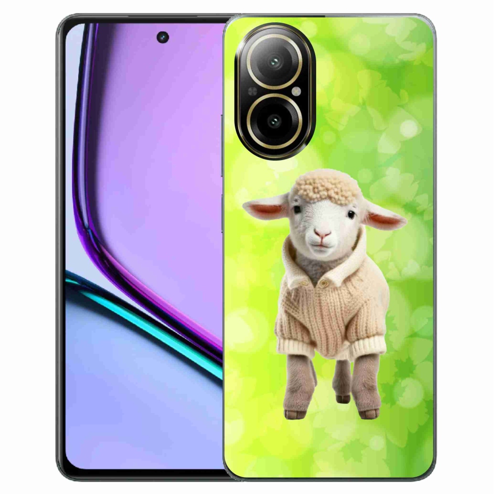 Gél borítás mmCase a Realme C67 készülékhez - bárány pulóverben