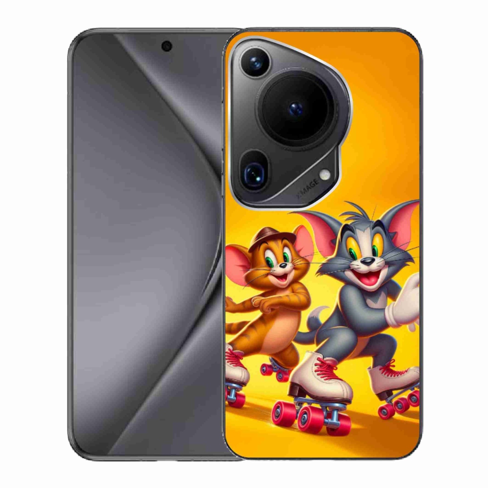 Gél borítás mmCase a Huawei Pura 70 Ultra számára - tom and jerry