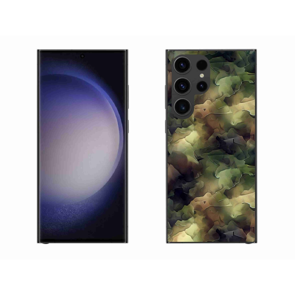 Zselés borítás mmCase Samsung Galaxy S23 Ultra 5G - terepszínű minta 10