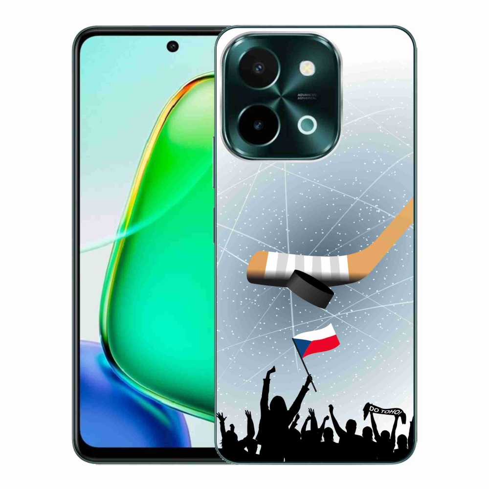 Gél borítás mmCase a Vivo Y28-on - hoki rajongók