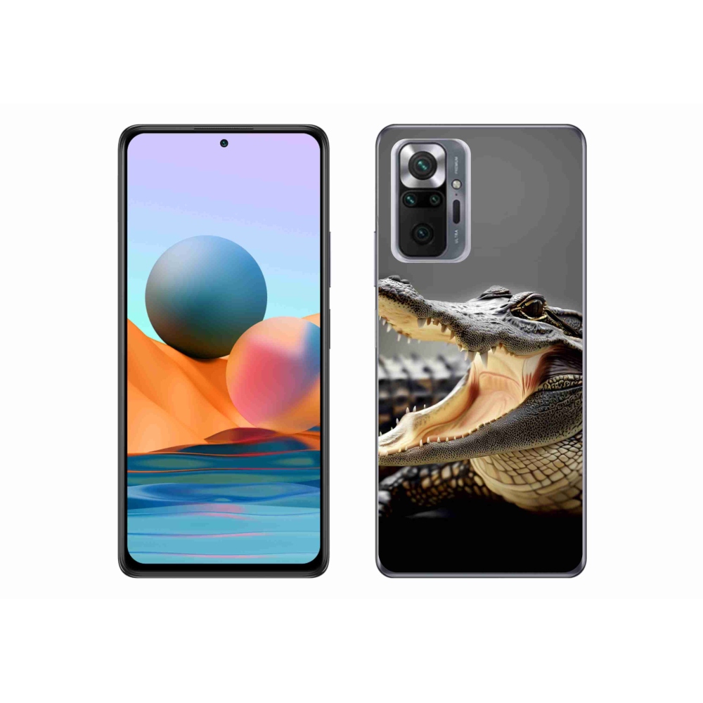 Gél borítás mmCase a Xiaomi Redmi Note 10 Pro készülékhez - krokodil