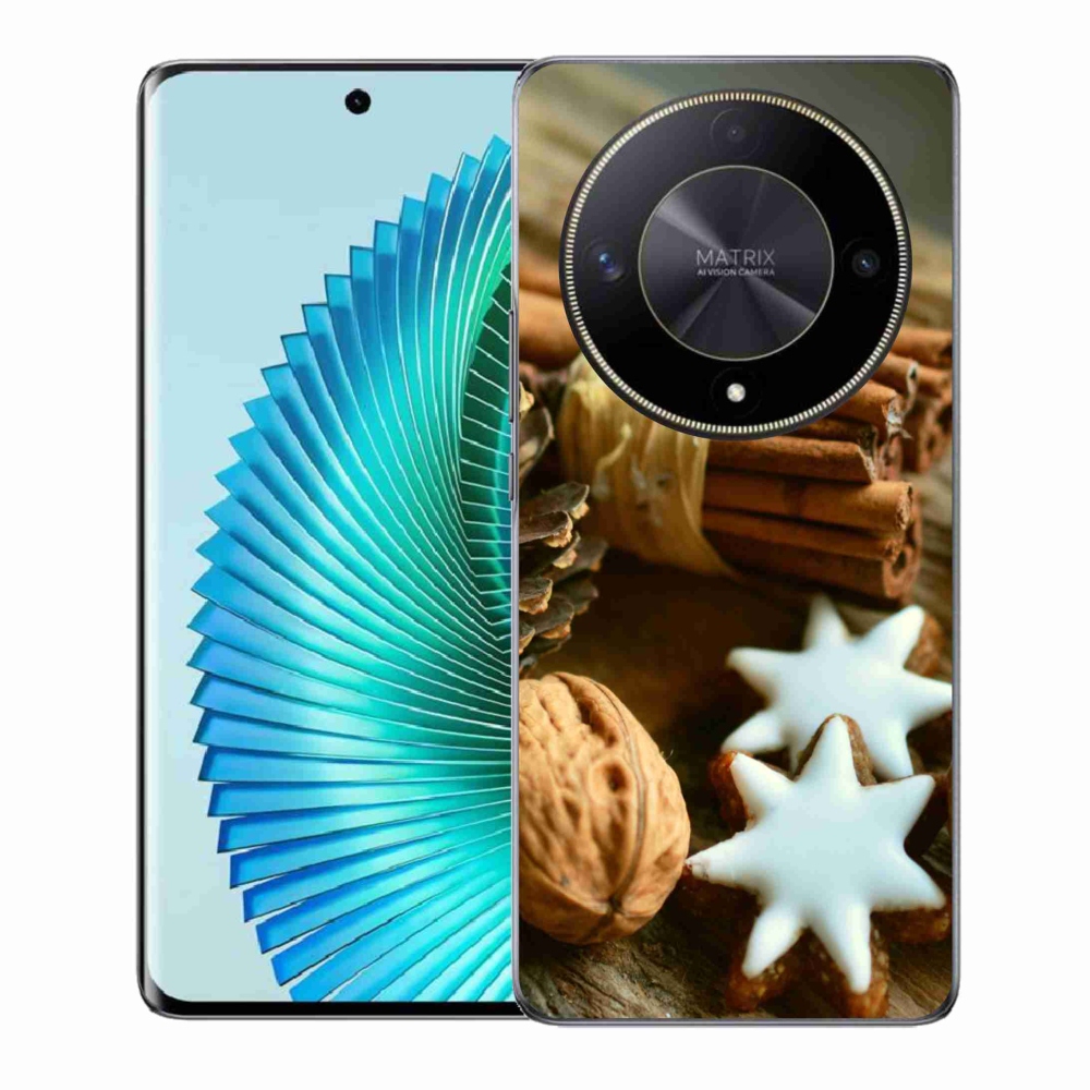 Gél borítás mmCase a Honor Magic 6 Lite 5G számára - fahéj és mézeskalács