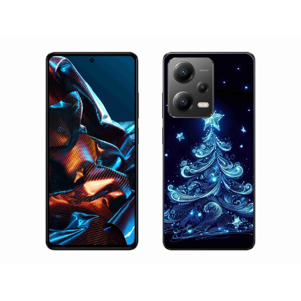 Gél borítás mmCase a Xiaomi Redmi Note 12 Pro 5G-hez - neon karácsonyfa 4