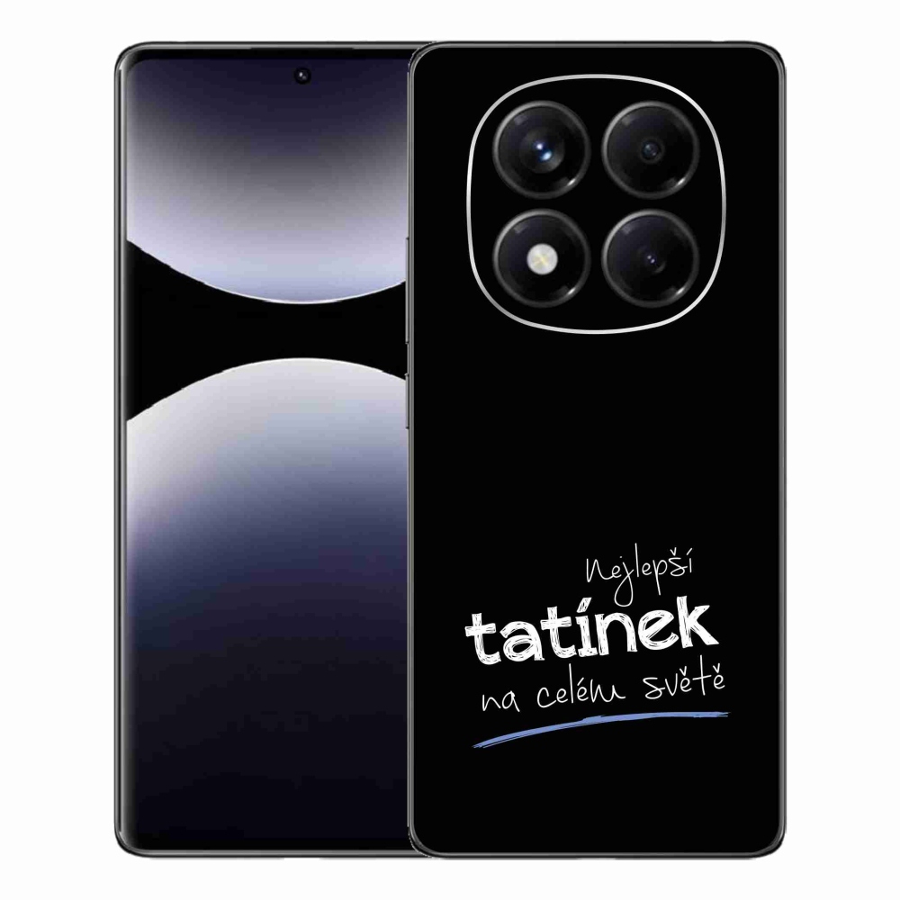 Gél borító mmCase a Xiaomi Redmi Note 14 Pro - legjobb apuci 4 fekete háttérrel