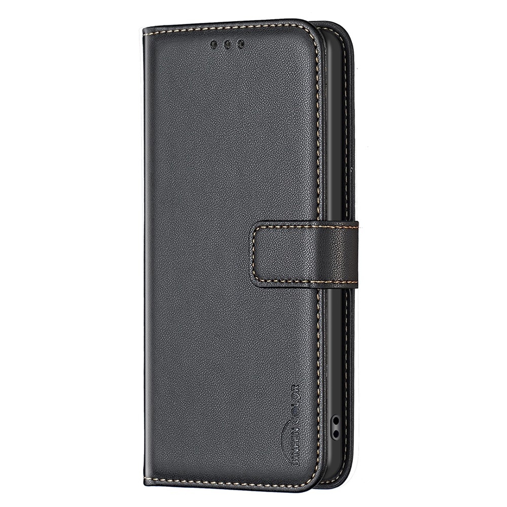 BNF könyv tok Samsung Galaxy S25 Edge készülékhez - fekete