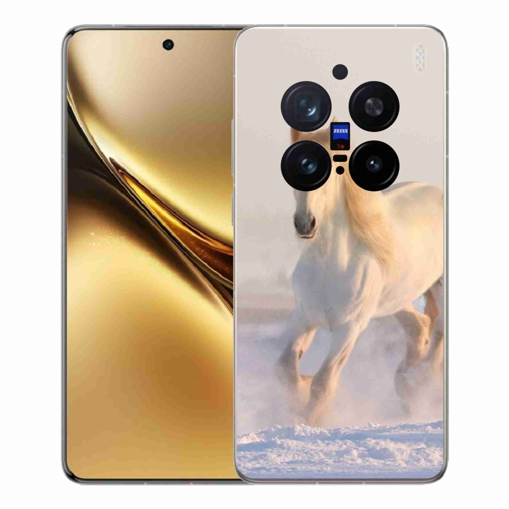 Zselés borítás mmCase a Vivo X200 Pro 5G-hez - ló a hóban