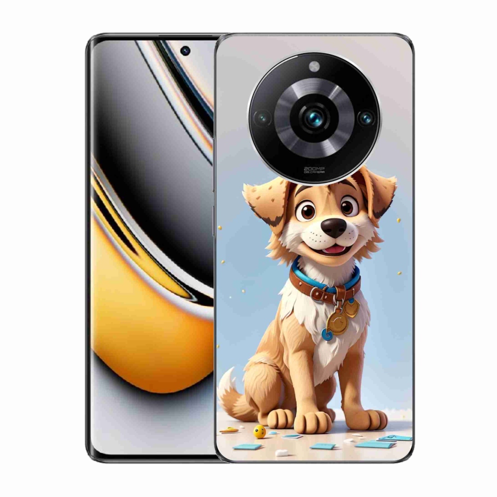 Gél borítás mmCase a Realme 11 Pro/11 Pro+ készülékhez - rajzfilm kiskutya