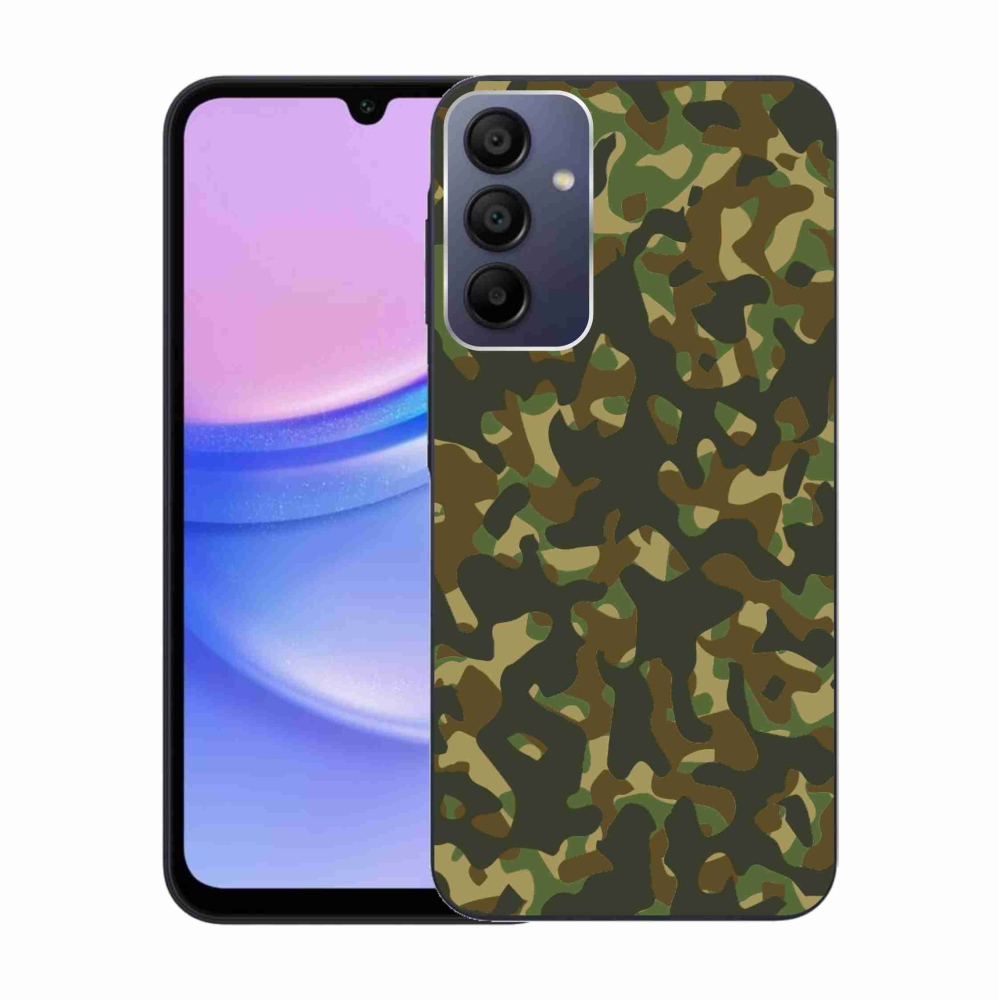 Zselés borítás mmCase Samsung Galaxy A15 4G/5G - terepszínű mintázat 1