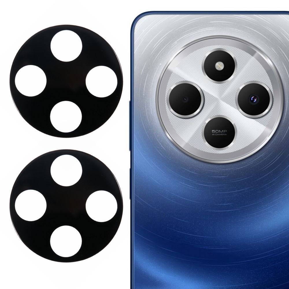 Xiaomi Redmi 14C/Poco C75 fekete kamera lencse üveg - 2db