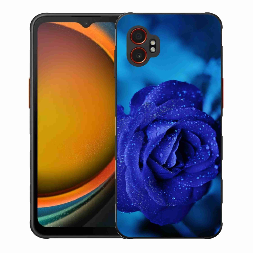 Zselés borítás mmCase Samsung Galaxy Xcover 7 Pro készülékhez - kék rózsa