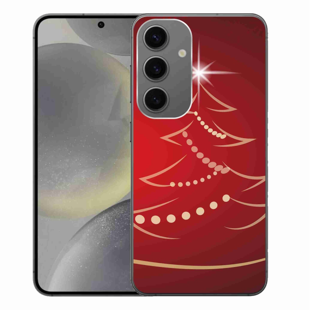 Gél borítás mmCase Samsung Galaxy S24+ - karácsonyfa karikatúra