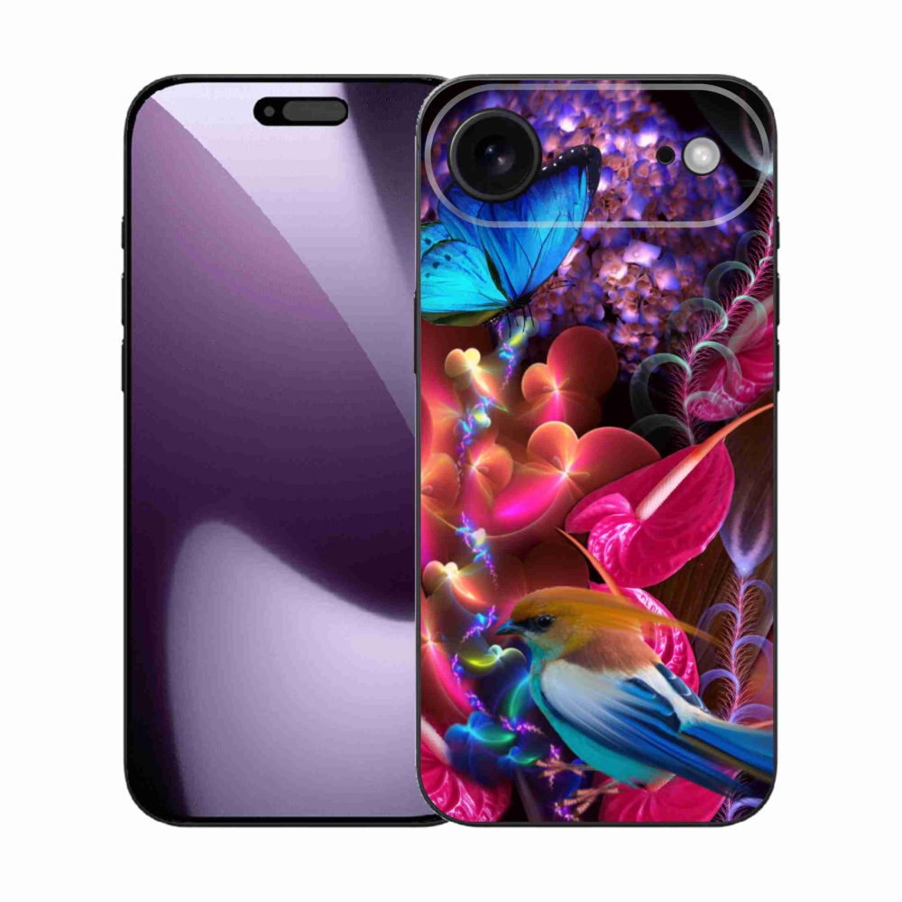 Gél borítás mmCase iPhone 17 Air készülékhez - színes virágok