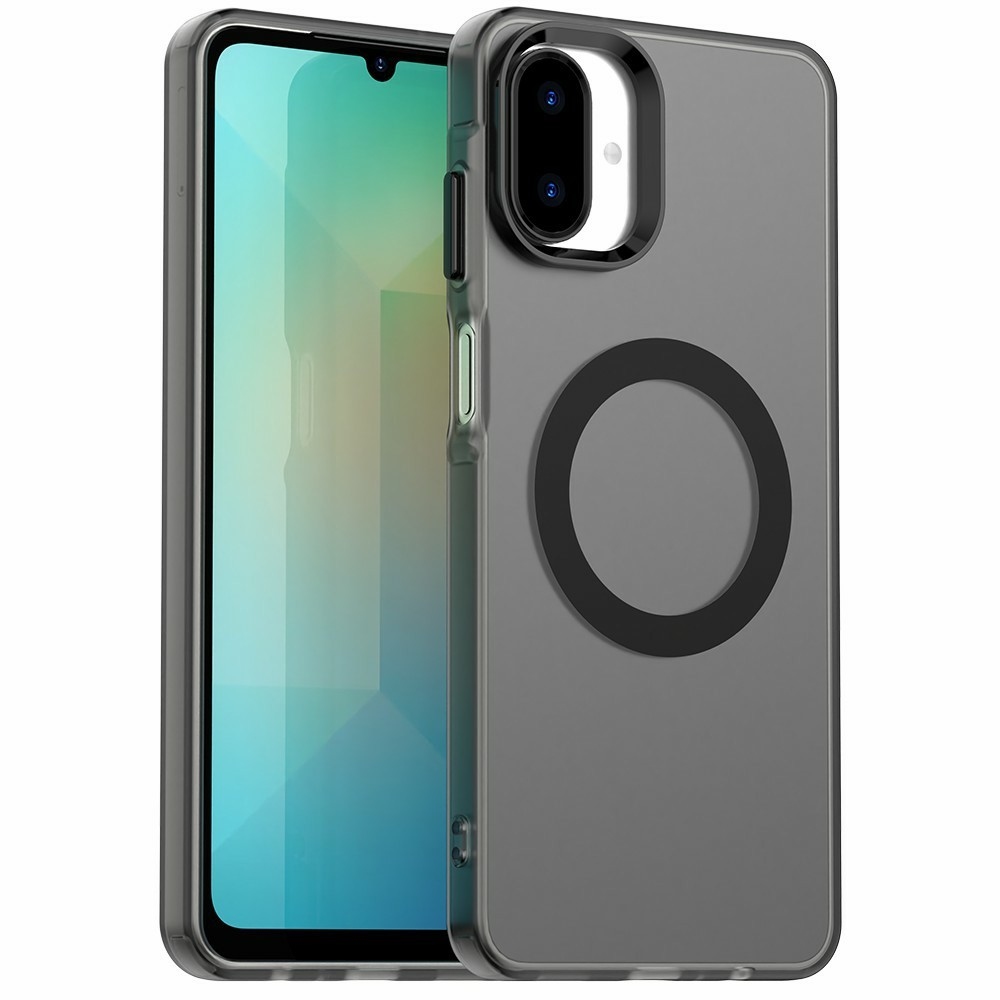 Candy zselés tok MagSafe Samsung Galaxy A07 4G - fekete