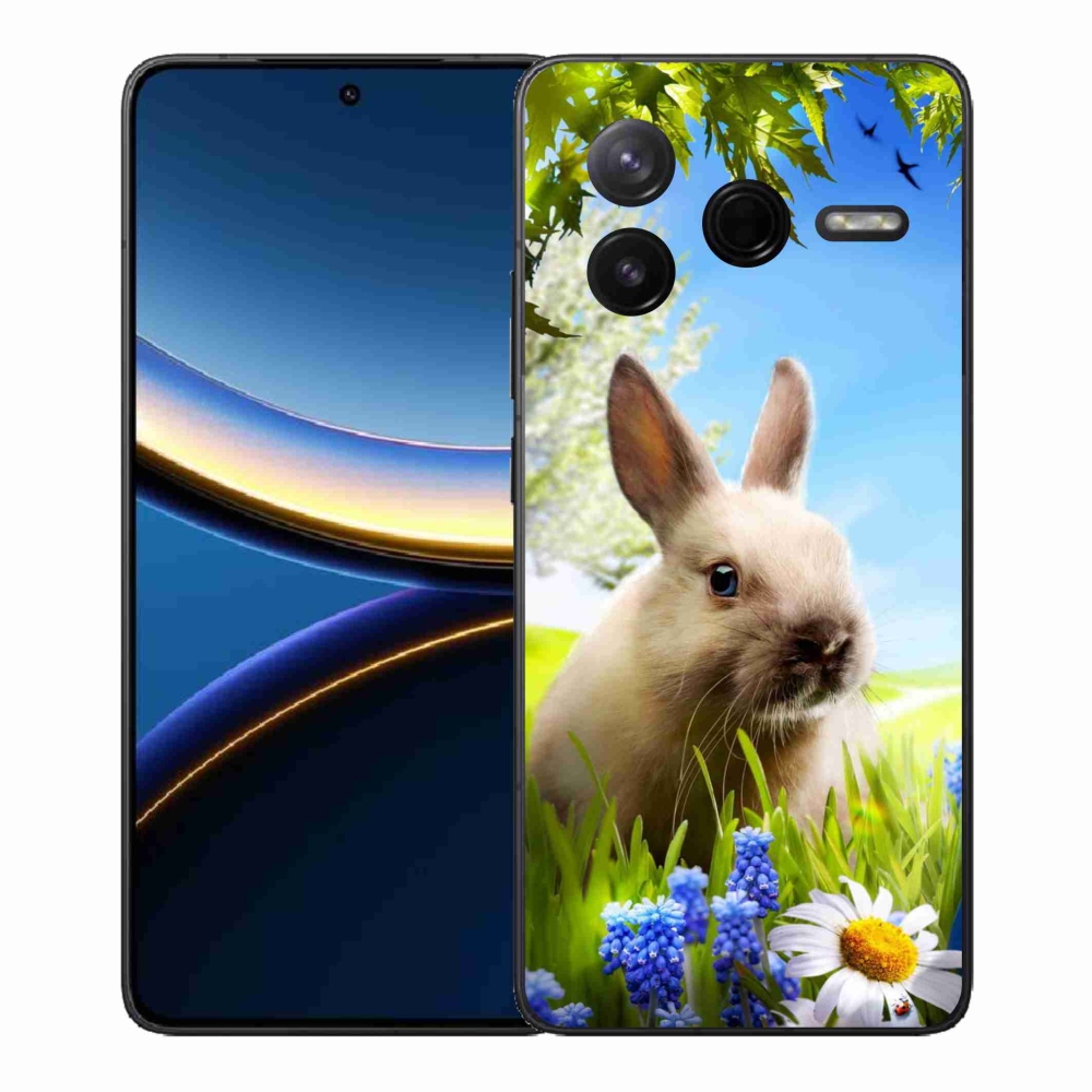 Gél borítás mmCase a Xiaomi Poco F7 Pro számára - nyuszi