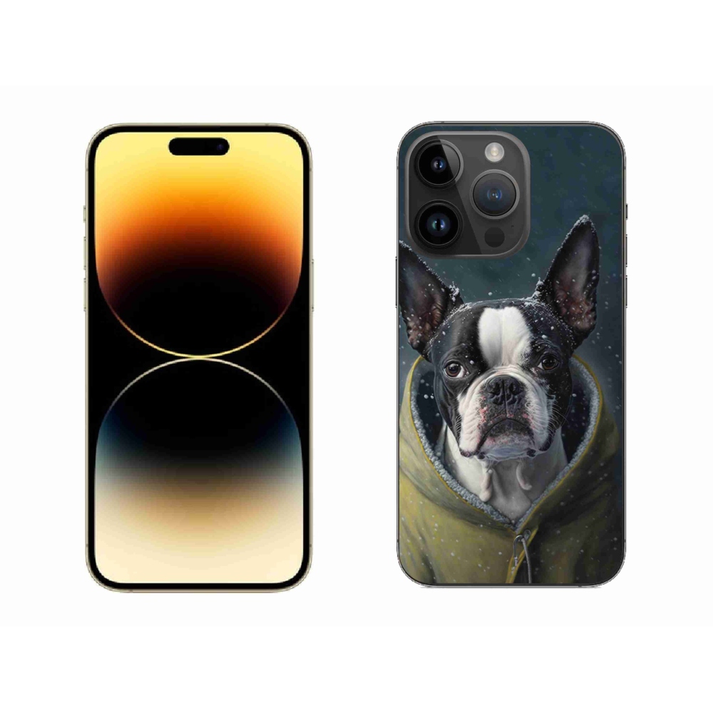 Gél védőburkolat mmCase iPhone 14 Pro Max készülékhez - bulldog