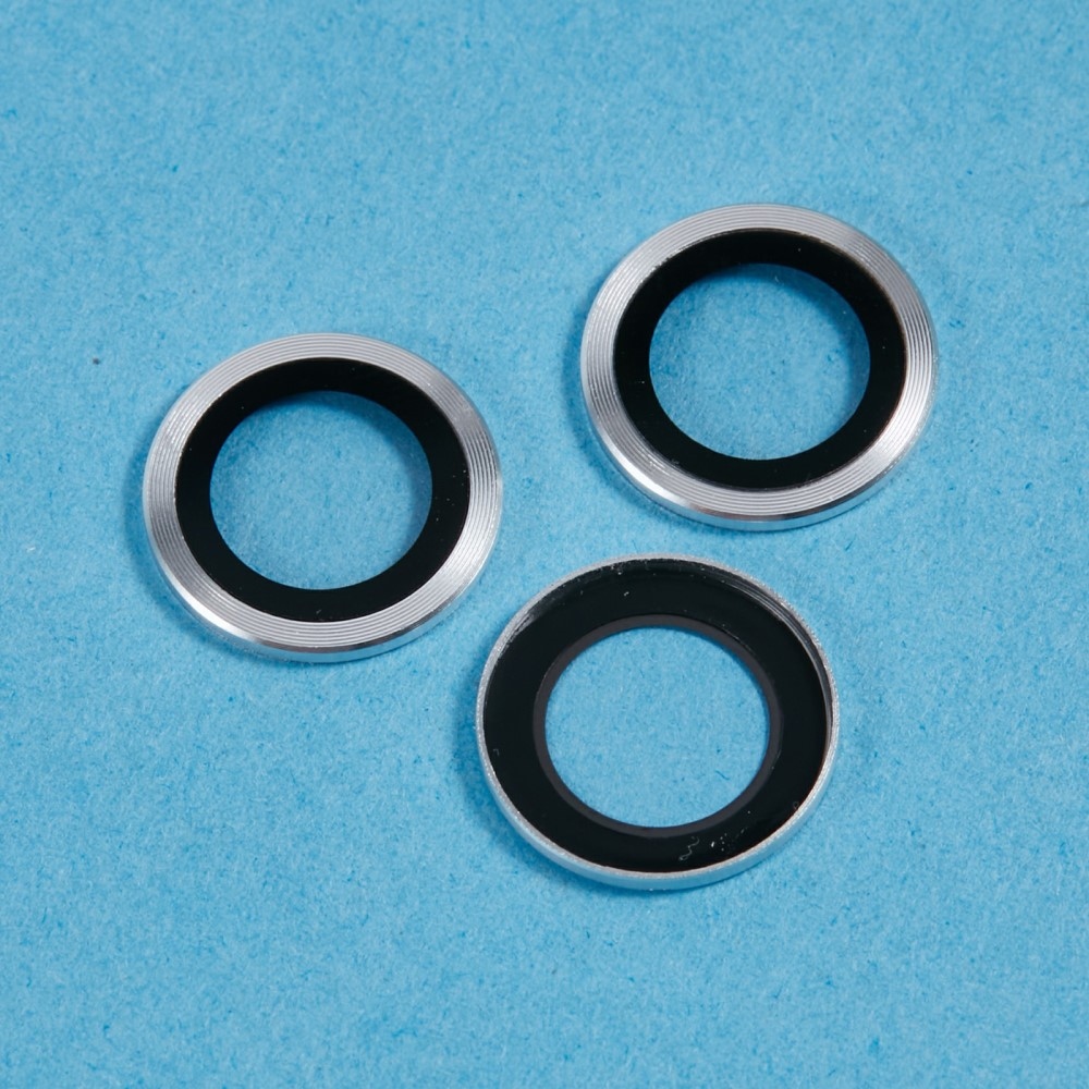 Fém kamera lencse üveg Samsung Galaxy S25+ (különálló üveg) - ezüst