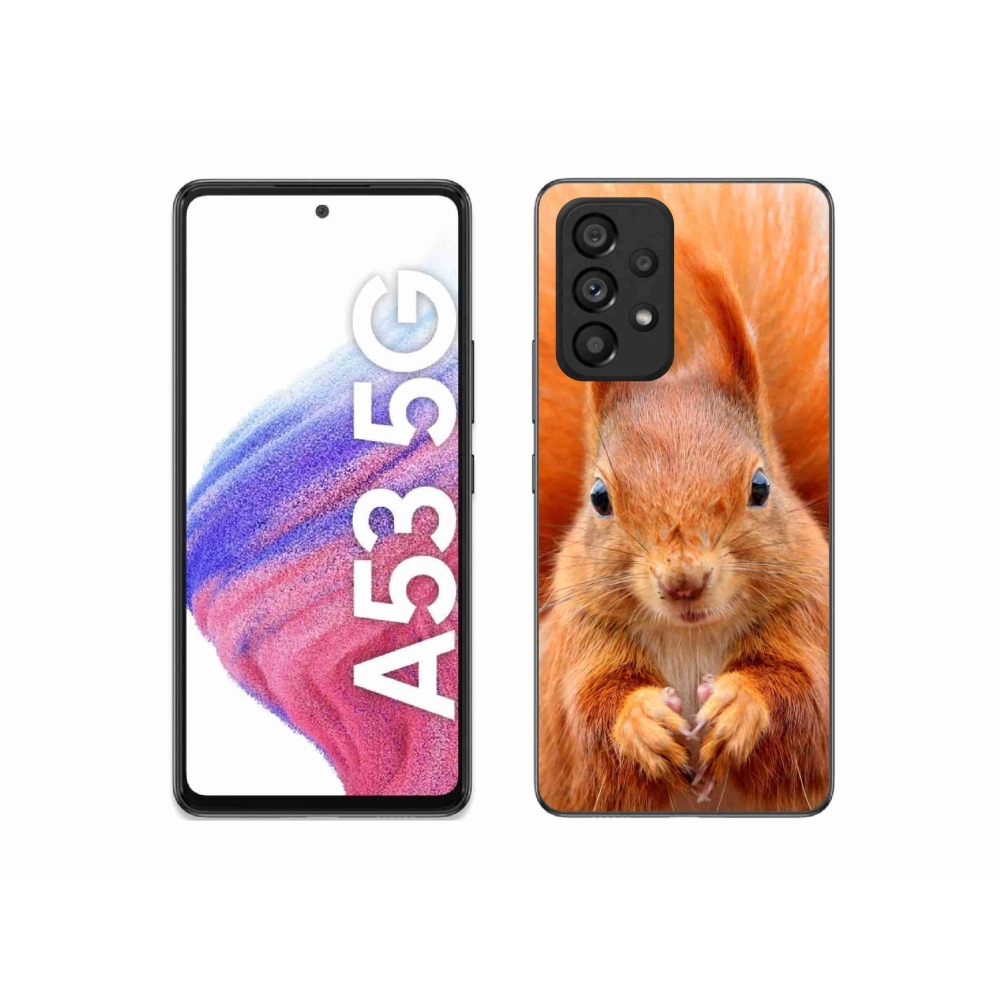 Zselés borítás mmCase Samsung Galaxy A53 5G - mókus