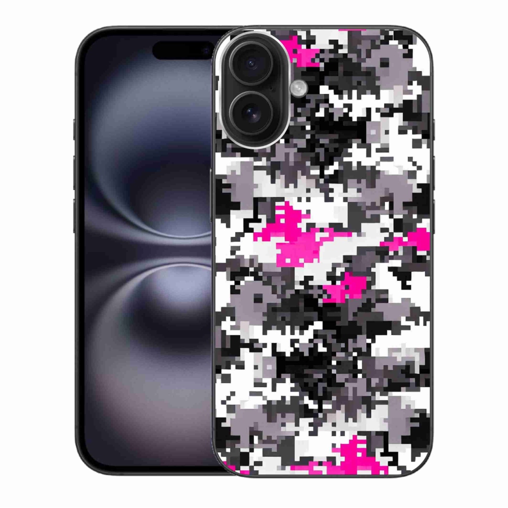 Zselés borítás mmCase iPhone 16 Plus készülékhez - terepszínű minta 4