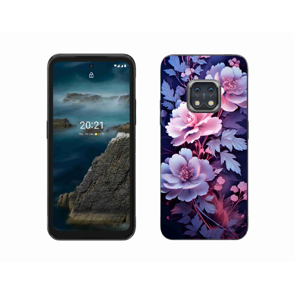 Zselés borítás mmCase a Nokia XR20 készülékhez - virágok 11