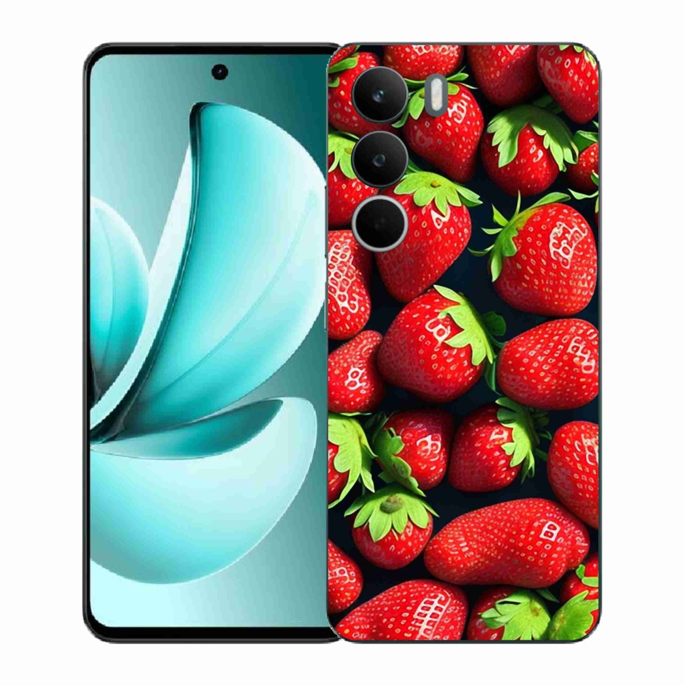 Zselés borítás mmCase a Realme C71 készülékhez - eper