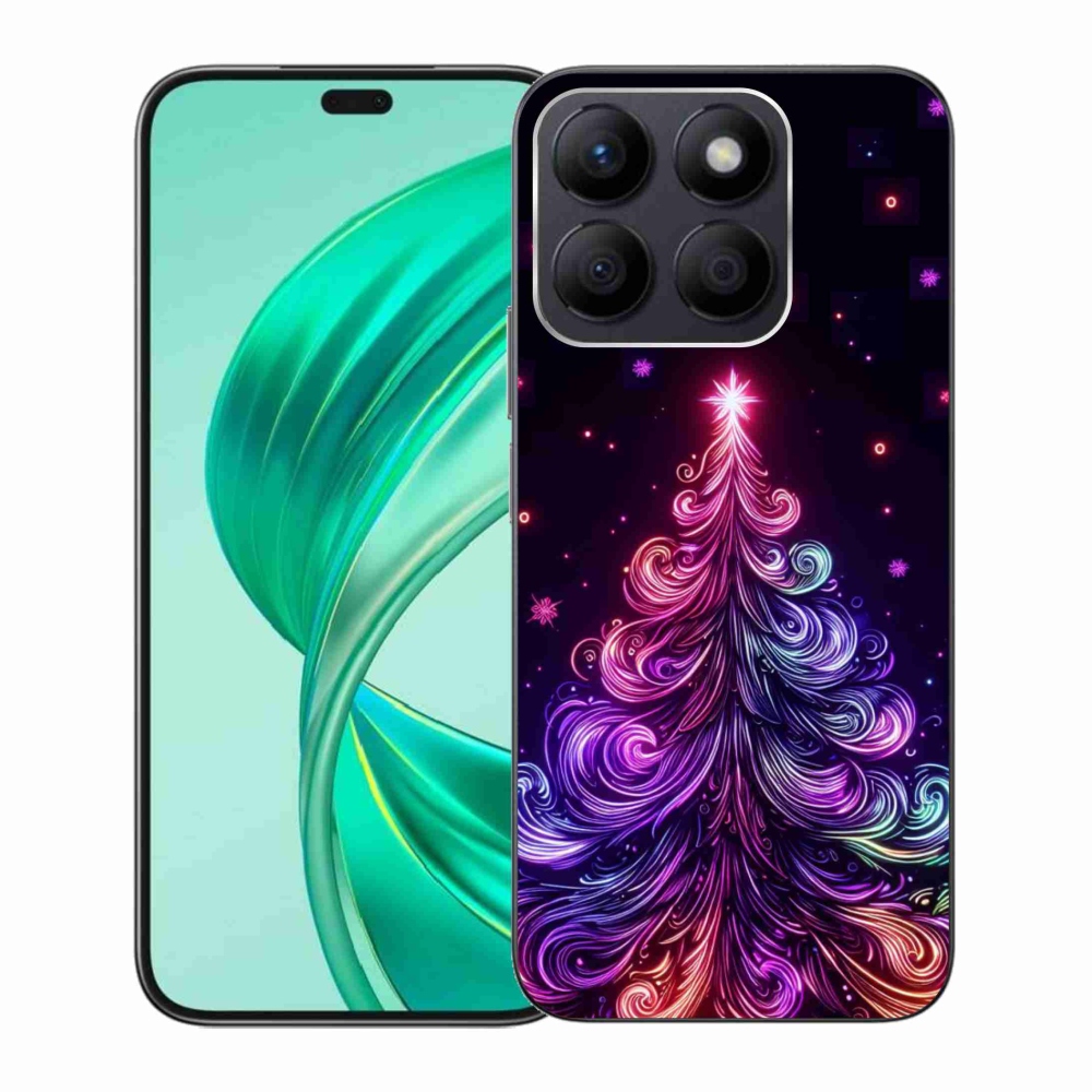 Gél borítás mmCase a Honor X8b készülékhez - neon karácsonyfa 1