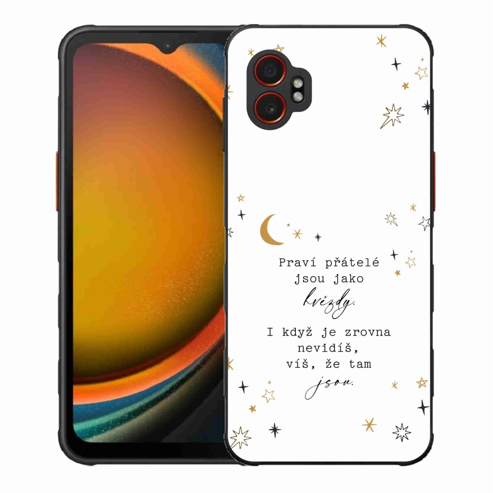 Gél borítás mmCase Samsung Galaxy Xcover 7 Pro - idézem 6 fehér háttér