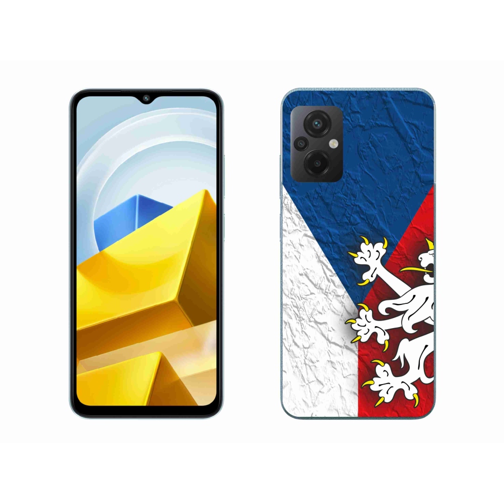 Gél borítás mmCase a Xiaomi Poco M5 4G - cseh zászlóhoz 1