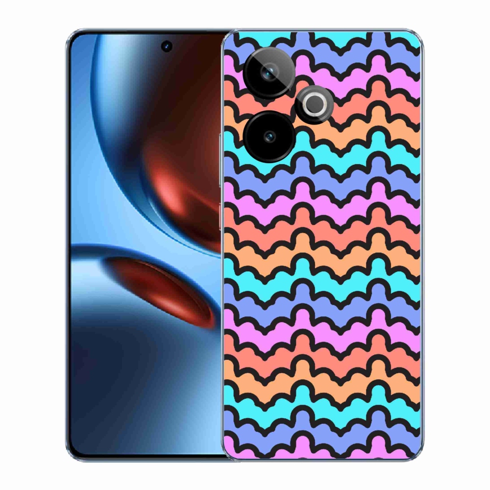 Rugalmas zselés tok mmCase képpel a Realme GT 7 5G/GT 7T 5G számára - absztrakt motívum 30