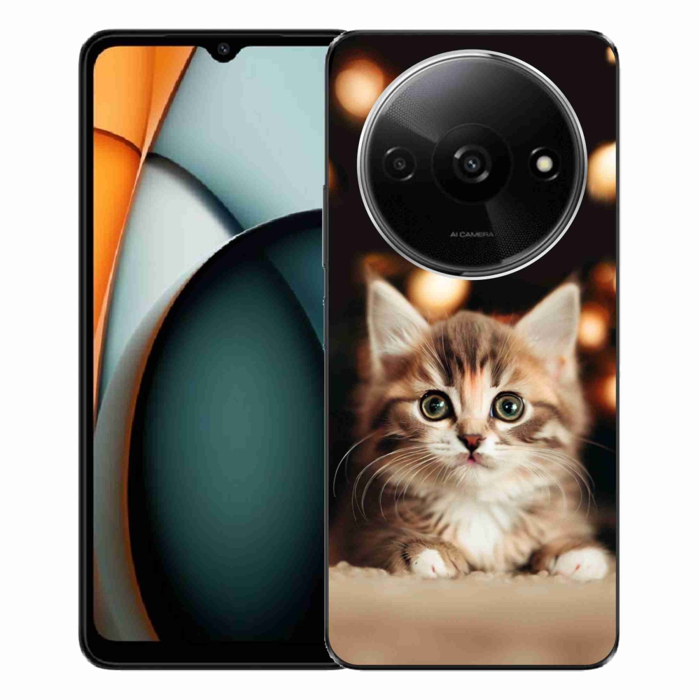 Gél borítás mmCase a Xiaomi Redmi A3-hoz - aranyos cica 2