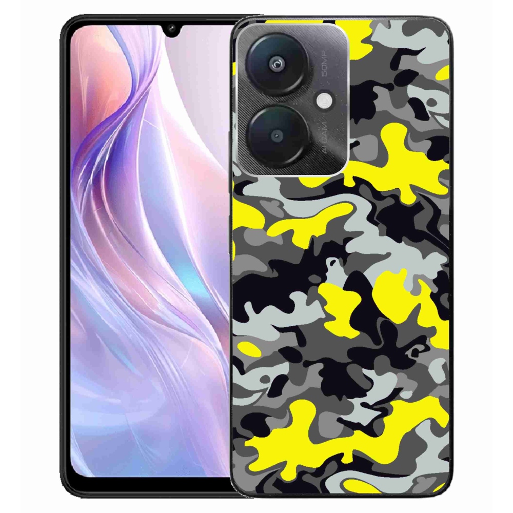 Gél borítás mmCase a Xiaomi Redmi 13C 5G-hez - terepszínű minta 6