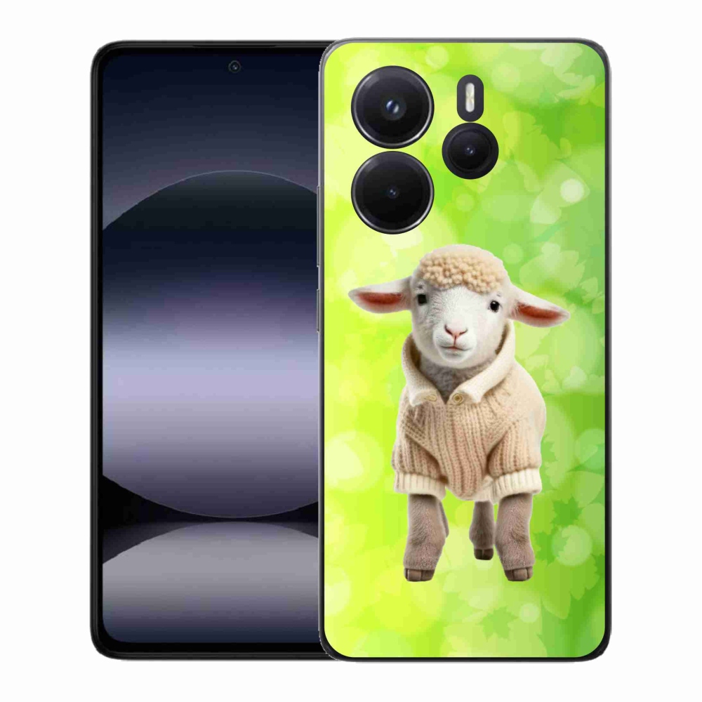 Gél borítás mmCase a Xiaomi Redmi Note 14-hez - bárány pulóverben