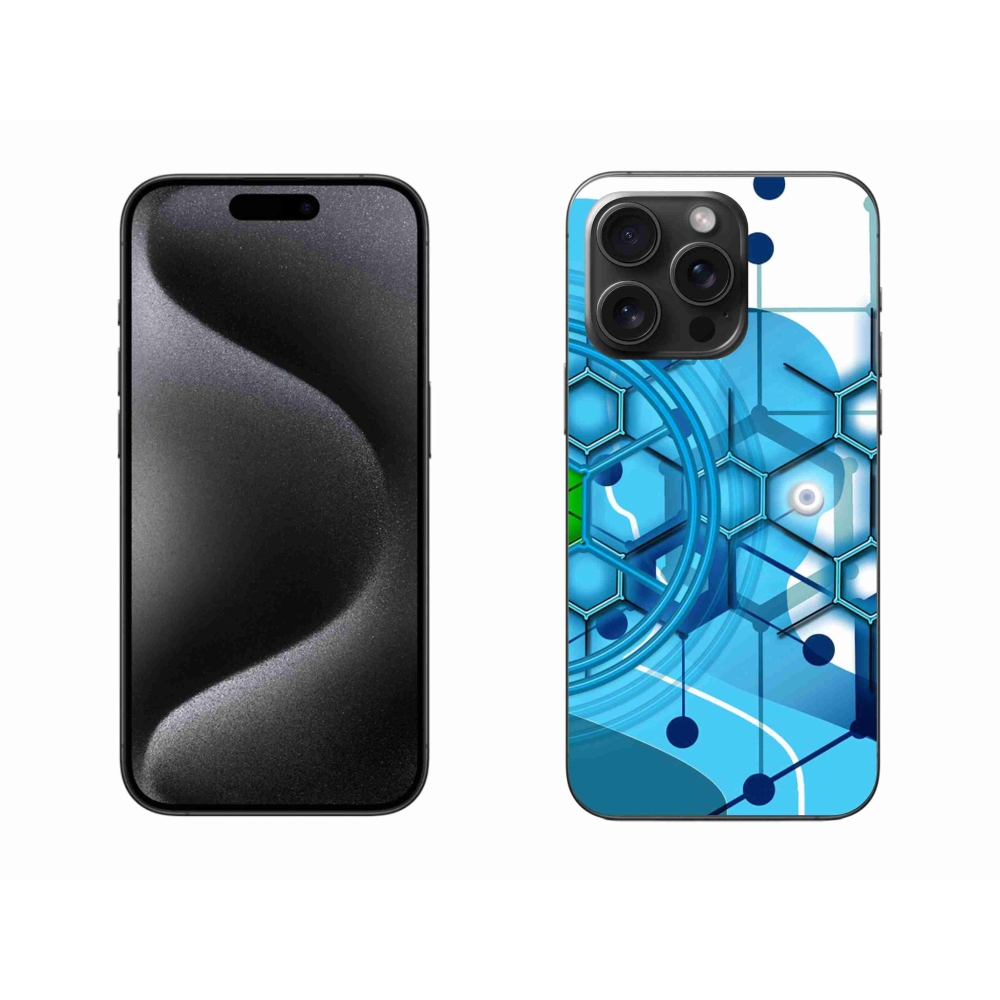 Zselés borítás mmCase iPhone 15 Pro Max készülékhez - absztrakt minta 2