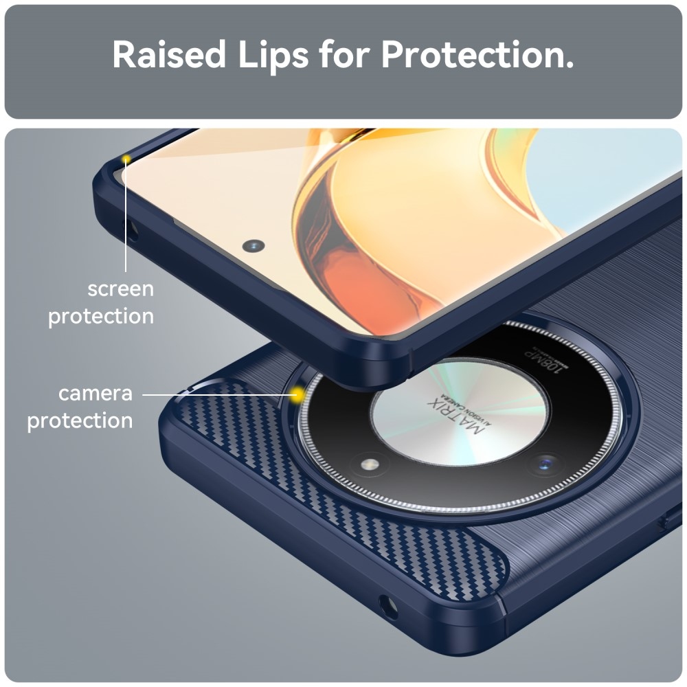 Szénálló zselés tok a Honor Magic 6 Lite 5G készülékhez - kék