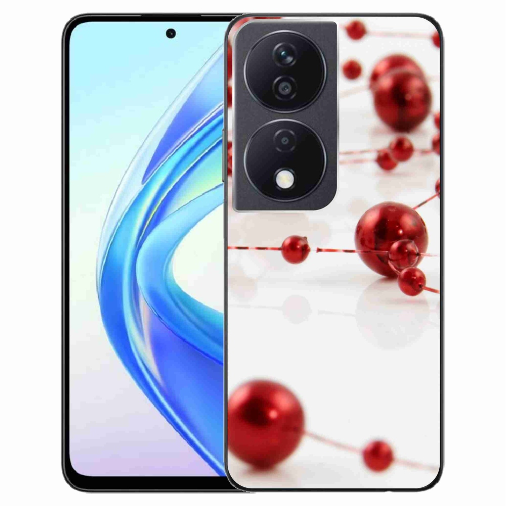 Zselés borítás mmCase a Honor X7b/Honor 90 Smart készülékhez - karácsonyi lánc